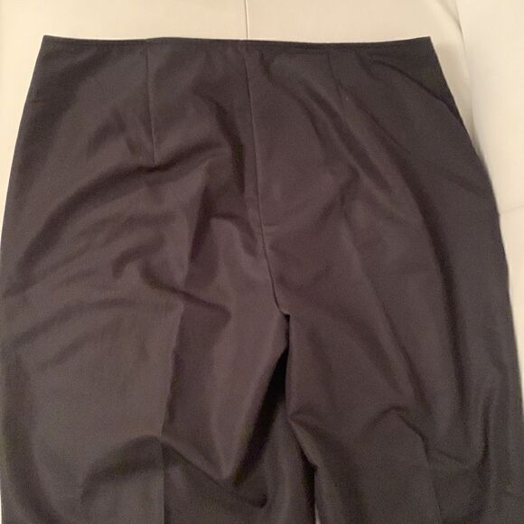BCBG Rayon Blend Straight Leg Lightweight Black Pants Size 14 - Picture 10 of 13